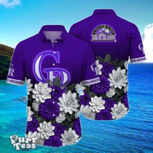 Colorado Rockies MLB Flower Hawaiian Shirt Trending Summer Style Gift For Men And Women Product Photo 1