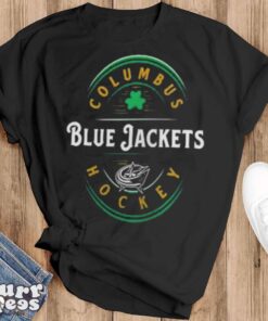 Columbus Blue Jackets Fanatics Branded St. Patrick’s Day Forever Lucky shirt - Black T-Shirt