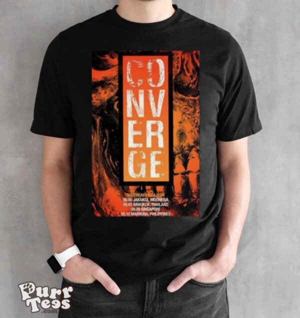 Converge Southeast Asia 2024 Shirt - Black Unisex T-Shirt