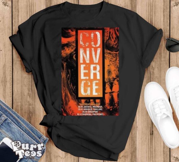 Converge Southeast Asia 2024 Shirt - Black T-Shirt