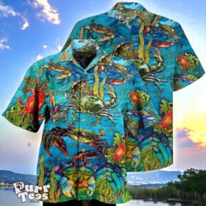 Crab Animals Life Is Better With A Crab Hawaiian Shirt Unique Gift Product Photo 1