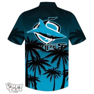 Cronulla Sharks NRL Sport Hawaiian Shirt Product Photo 2