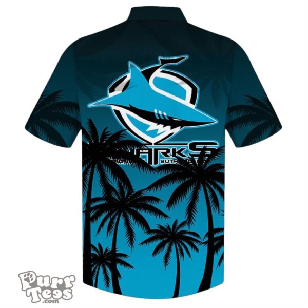 Cronulla Sharks NRL Sport Hawaiian Shirt Product Photo 2