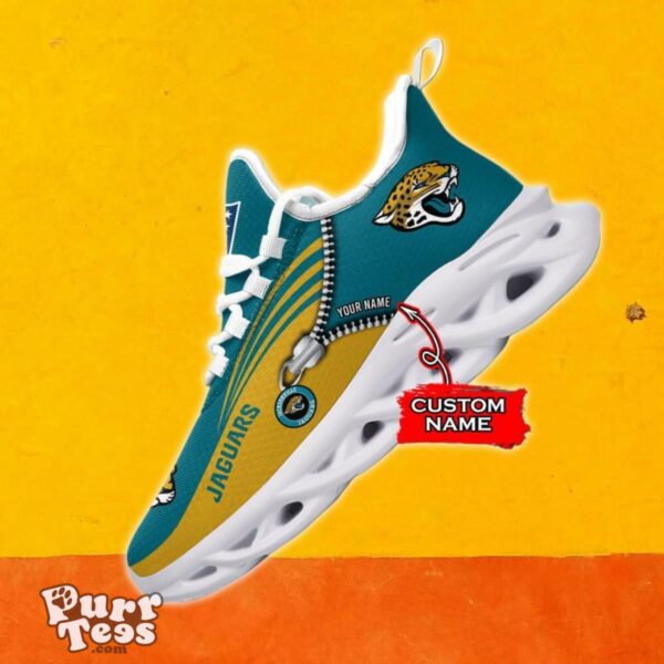 Custom Name Jacksonville Jaguars Custom Name Max Soul Shoes Product Photo 1