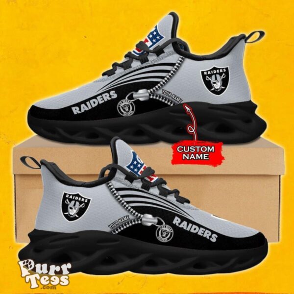 Custom Name Las Vegas Raiders Custom Name Max Soul Shoes Product Photo 2