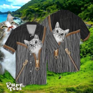 Cute Cats Hawaiian Shirt Style Gift For Men And Women Product Photo 1