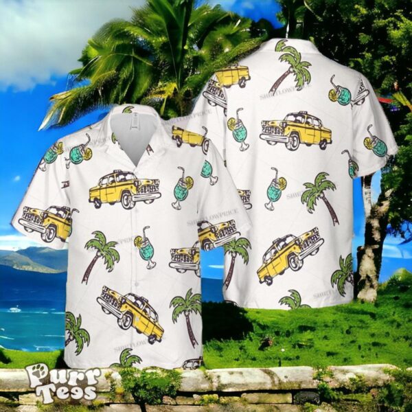 Cute Coconut Tree Taxi Trending Hawaiian Shirt Style Gift For Men And Women Product Photo 1