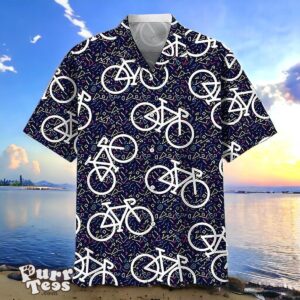 Cycling Hawaiian Shirt Unique Gift Vintage Bike Hawaiian Product Photo 1