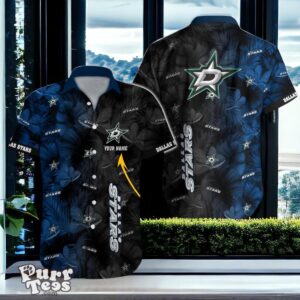 Dallas Stars Hawaiian Shirt Special Gift Custom Name Product Photo 1