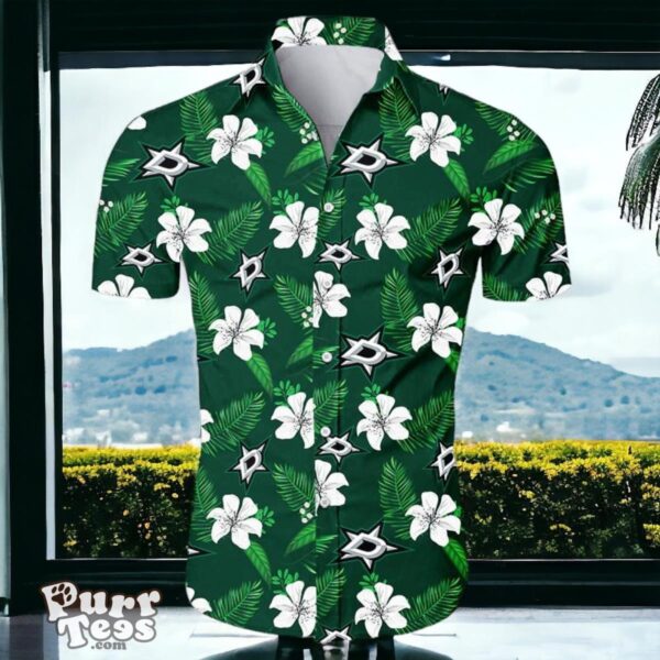 Dallas Stars Hawaiian Shirt Special Gift Floral Button Up Product Photo 1