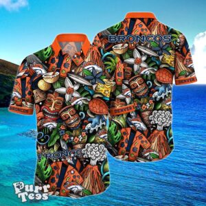 Denver Broncos NFL Flower Hawaiian Shirt Trending Summer Style Gift For Men And Women Product Photo 1