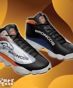 Denver Broncos NFL Football Team Black Air Jordan 13 Shoes Best Gift Product Photo 1