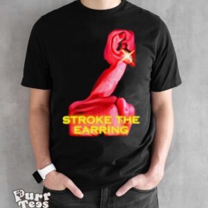 Derrick T. Lewis stroke the earring shirt - Black Unisex T-Shirt