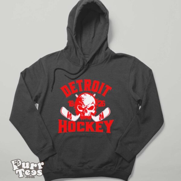 Detroit Hockey Skull NHL Team classic shirt - Hoodie