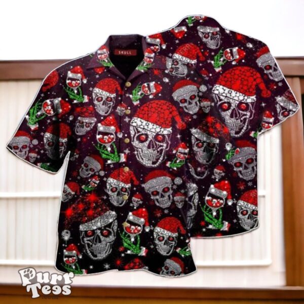 Diamond Christmas Skull 3D All Over Printed Hawaiian Shirt Special Gift For Men Women Product Photo 1