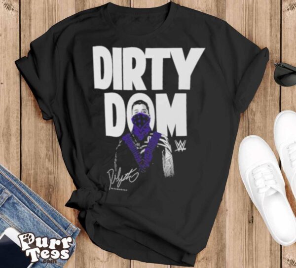 Dominik Mysterio Dirty Dom Signature T shirt - Black T-Shirt