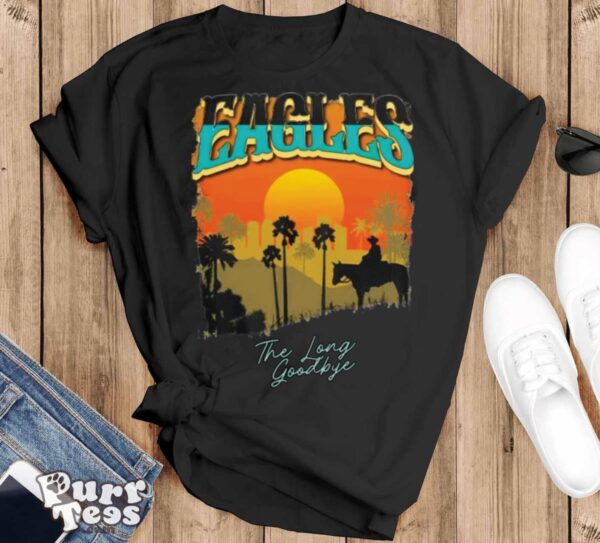 Eagles The Long Goodbye 2023 2024 Tour T Shirt - Black T-Shirt