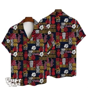 Elevate Your Fan Gear with the Atlanta Braves 3D Hawaiian Shirt for Everyone Product Photo 1