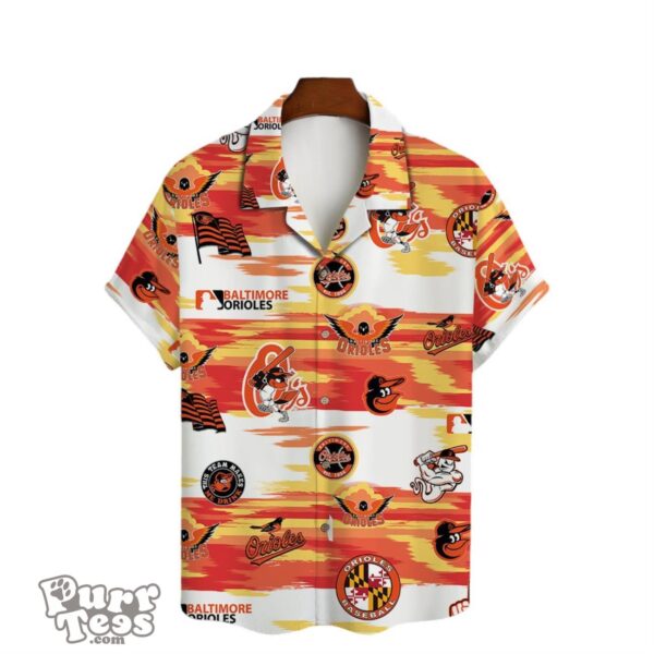 Elevate Your Fan Gear with the Baltimore Orioles 3D Hawaiian Shirt for Everyone Product Photo 2