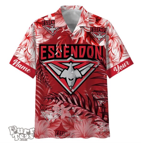 Essendon Bombers AFL Sport Custom Name Hawaiian Shirt Product Photo 1