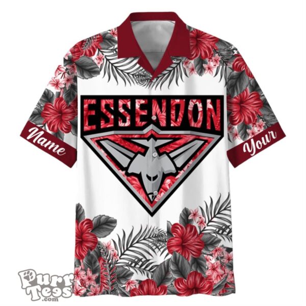 Essendon Bombers AFL Sport Custom Name Hawaiian Shirt For Men Women Product Photo 1