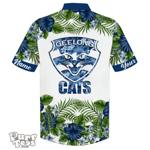 Geelong Cats AFL Sport Custom Name Hawaiian Shirt For Men Women Product Photo 2