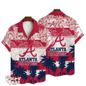 Get Ready for the Game with Atlanta Braves 3D Print Hawaiian Shirt for Fans Product Photo 1