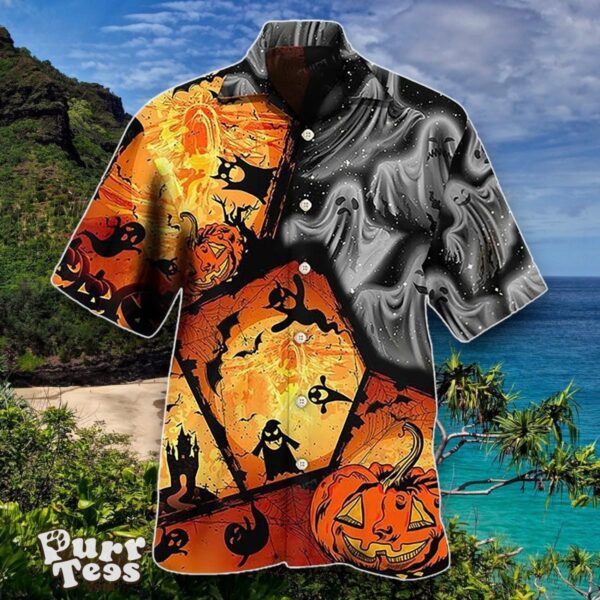 Halloween Ghost Pumpkin Scary Hawaiian Shirt Special Gift For Men And Women Product Photo 1