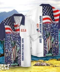 Hawaiian Shirt Impressive Gift Independence Day Statue Of Liberty Product Photo 1