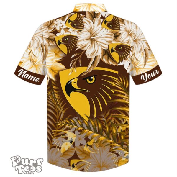 Hawthorn Hawks AFL Sport Custom Name Hawaiian Shirt Product Photo 2