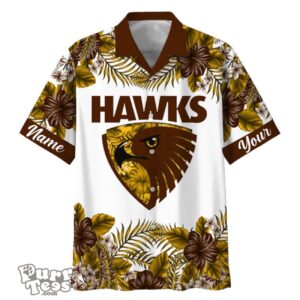 Hawthorn Hawks AFL Sport Custom Name Hawaiian Shirt For Men Women Product Photo 1