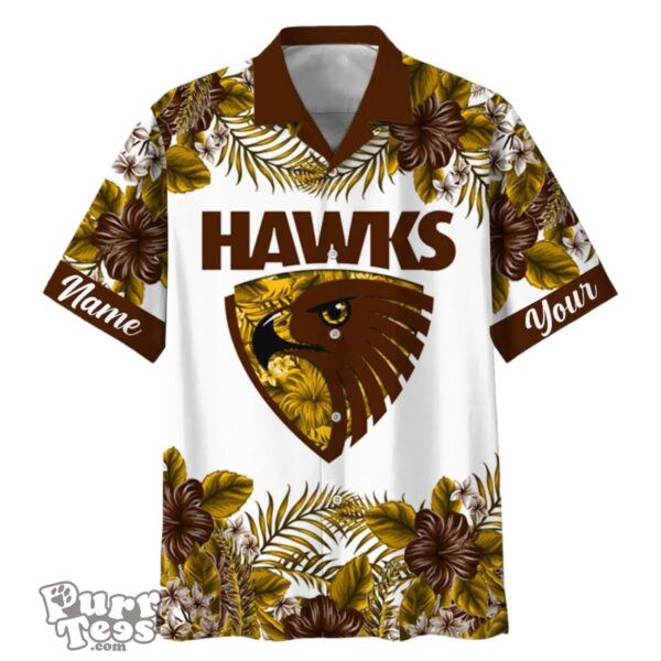 Hawthorn Hawks AFL Sport Custom Name Hawaiian Shirt For Men Women Product Photo 1