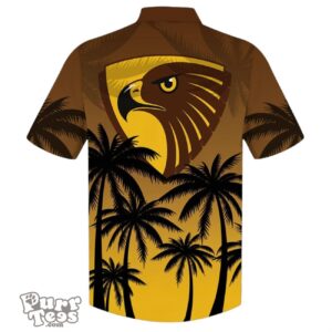 Hawthorn Hawks AFL Sport Summer Hawaiian Shirt Product Photo 2