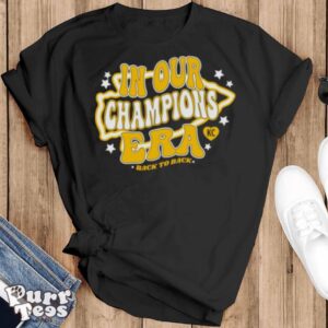 In Our Champions Era Kansas City Chiefs Football NFL shirt - Black T-Shirt