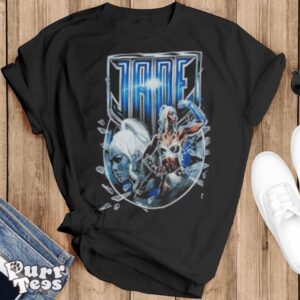 Jade Cargill Shattered Glass Pullover shirts - Black T-Shirt