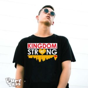 Kingdom Strong Heart Skyline Chiefs Kansas City shirt - G500 Gildan T-Shirt