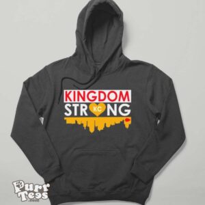 Kingdom Strong Heart Skyline Chiefs Kansas City shirt - Hoodie