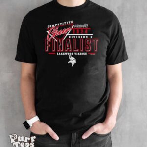 Lakewood Vikings 2024 MHSAA Cheer Division 3 Finalist Shirt - Black Unisex T-Shirt