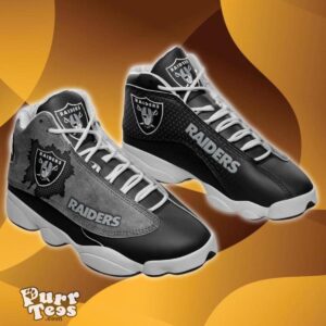 Las Vegas Raiders Football NFL Black Air Jordan 13 Shoes Best Gift Product Photo 1