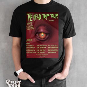 Lil Yachty The Field Trip Tour Europe Tour Date T shirt - Black Unisex T-Shirt