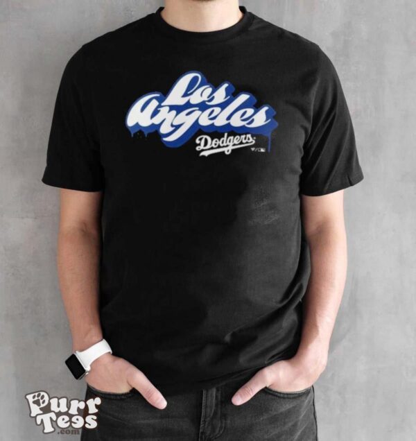 Los Angeles Dodgers Graffiti T shirt - Black Unisex T-Shirt