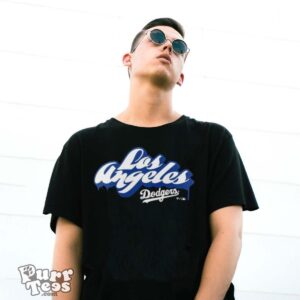 Los Angeles Dodgers Graffiti T shirt - G500 Gildan T-Shirt