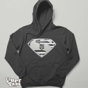 Los Angeles Kings Usa Flag Inside Superman T shirt - Hoodie