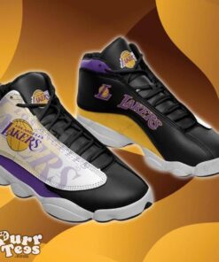Los Angeles Lakers Team Air Jordan 13 Shoes Best Gift Product Photo 1