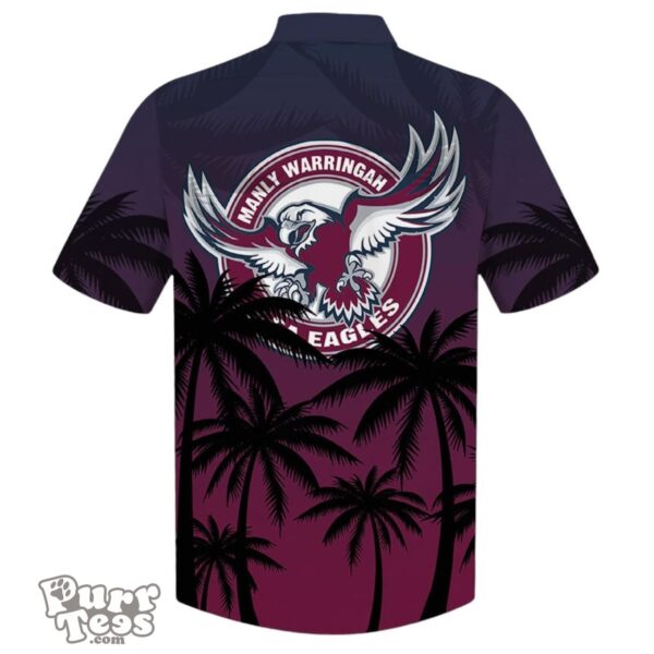 Manly Sea Eagles NRL Sport Hawaiian Shirt Product Photo 2