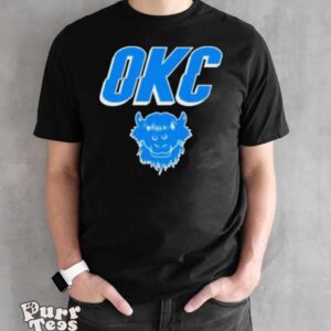 March Of The Month Okc Thunder Rumble Statement T shirt - Black Unisex T-Shirt