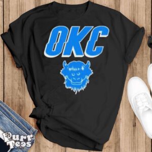 March Of The Month Okc Thunder Rumble Statement T shirt - Black T-Shirt