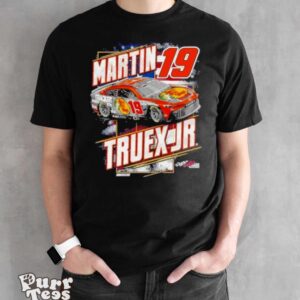 Martin Truex Jr Joe Gibbs Racing Team Collection Navy Bass Pro Shops Patriotic 2024 T shirt - Black Unisex T-Shirt