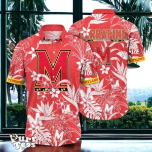 Maryland Terrapins Hawaiian Shirt Special Gift Tropical Flower Product Photo 1