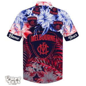 Melbourne Demons AFL Sport Custom Name Hawaiian Shirt Product Photo 2